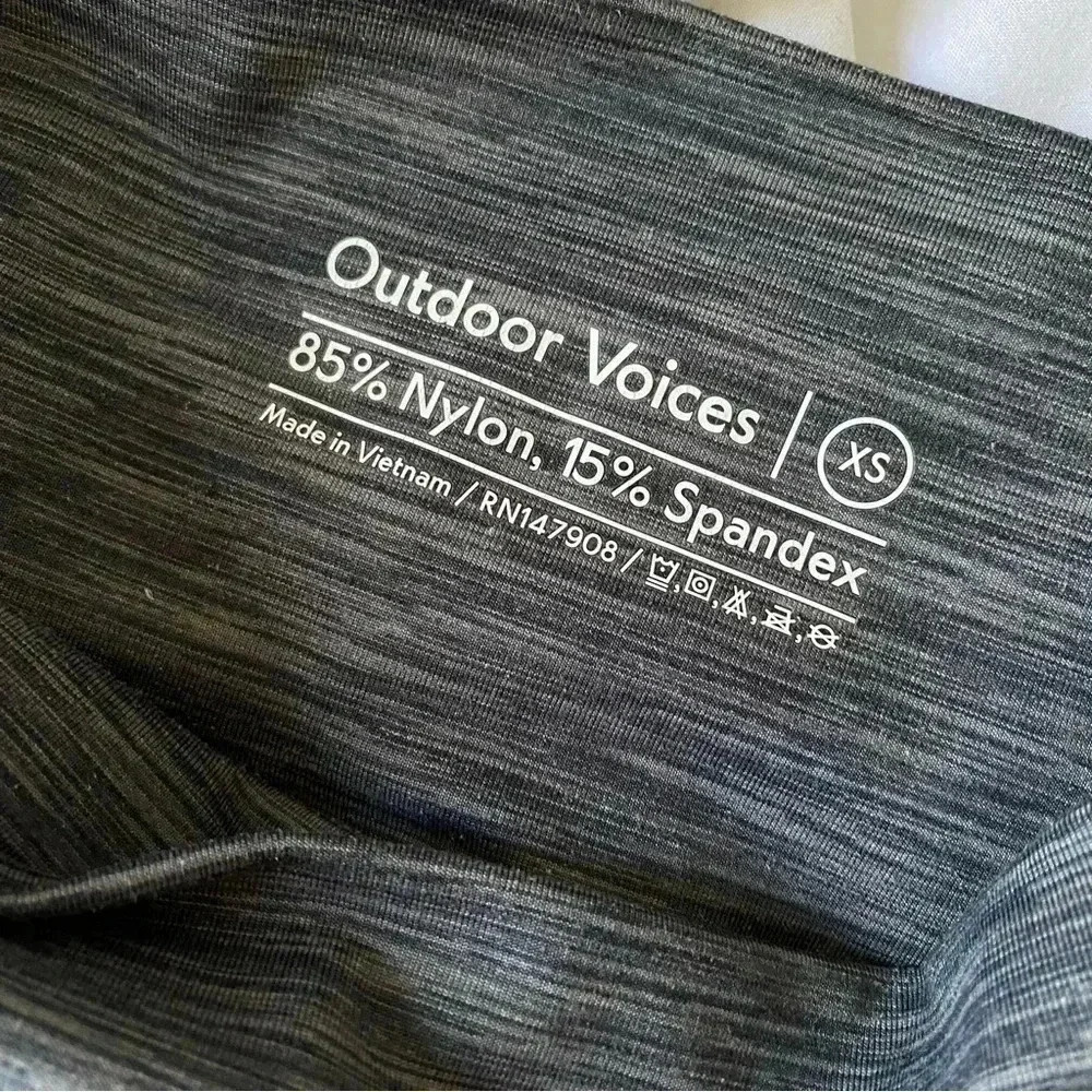 Outdoor Voices FreeForm 7/8 Hi-Rise Workout Leggings Heathered Gray XS - Picture 3 of 4